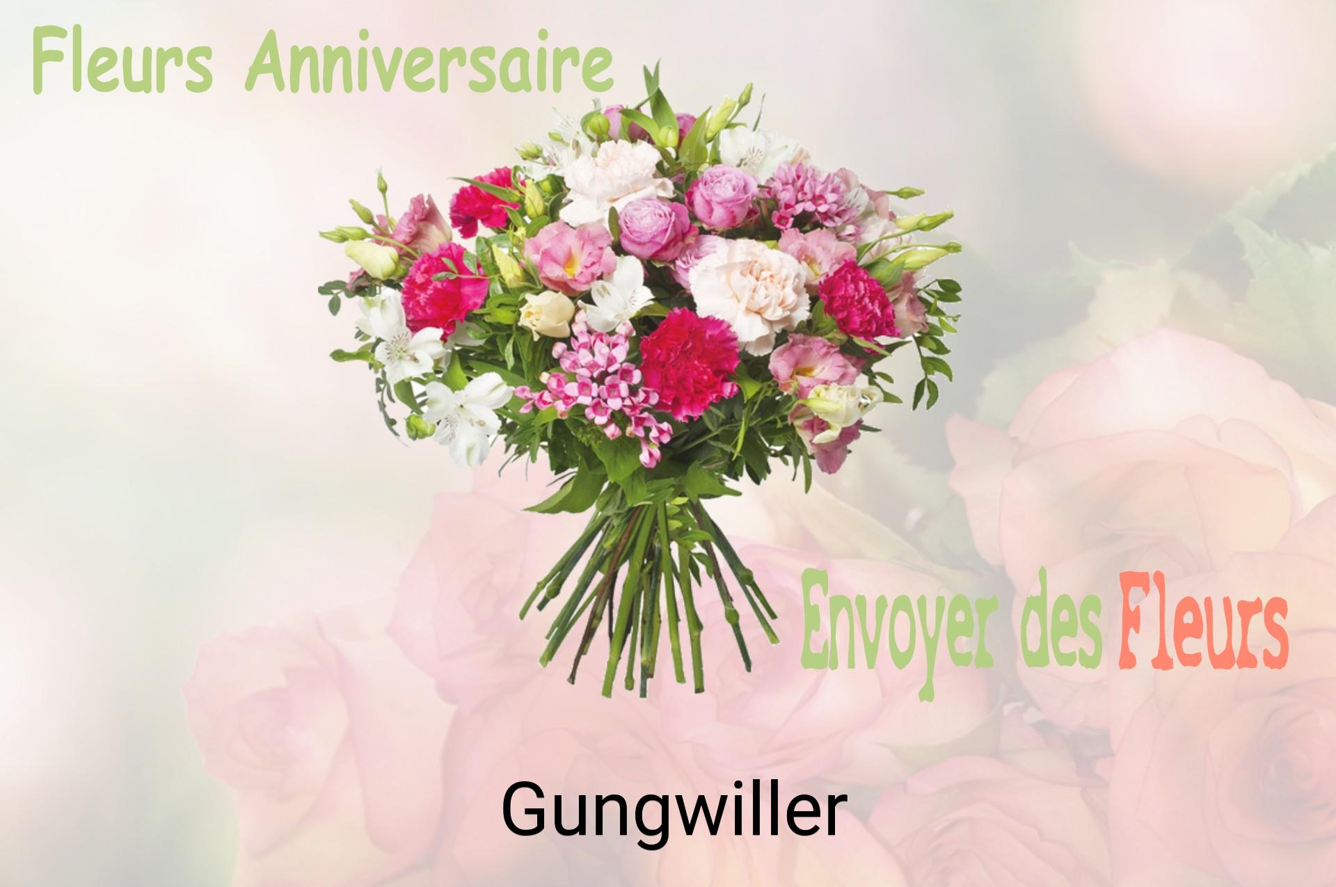 Bouquet de fleurs d’anniversaire livré à Gungwiller