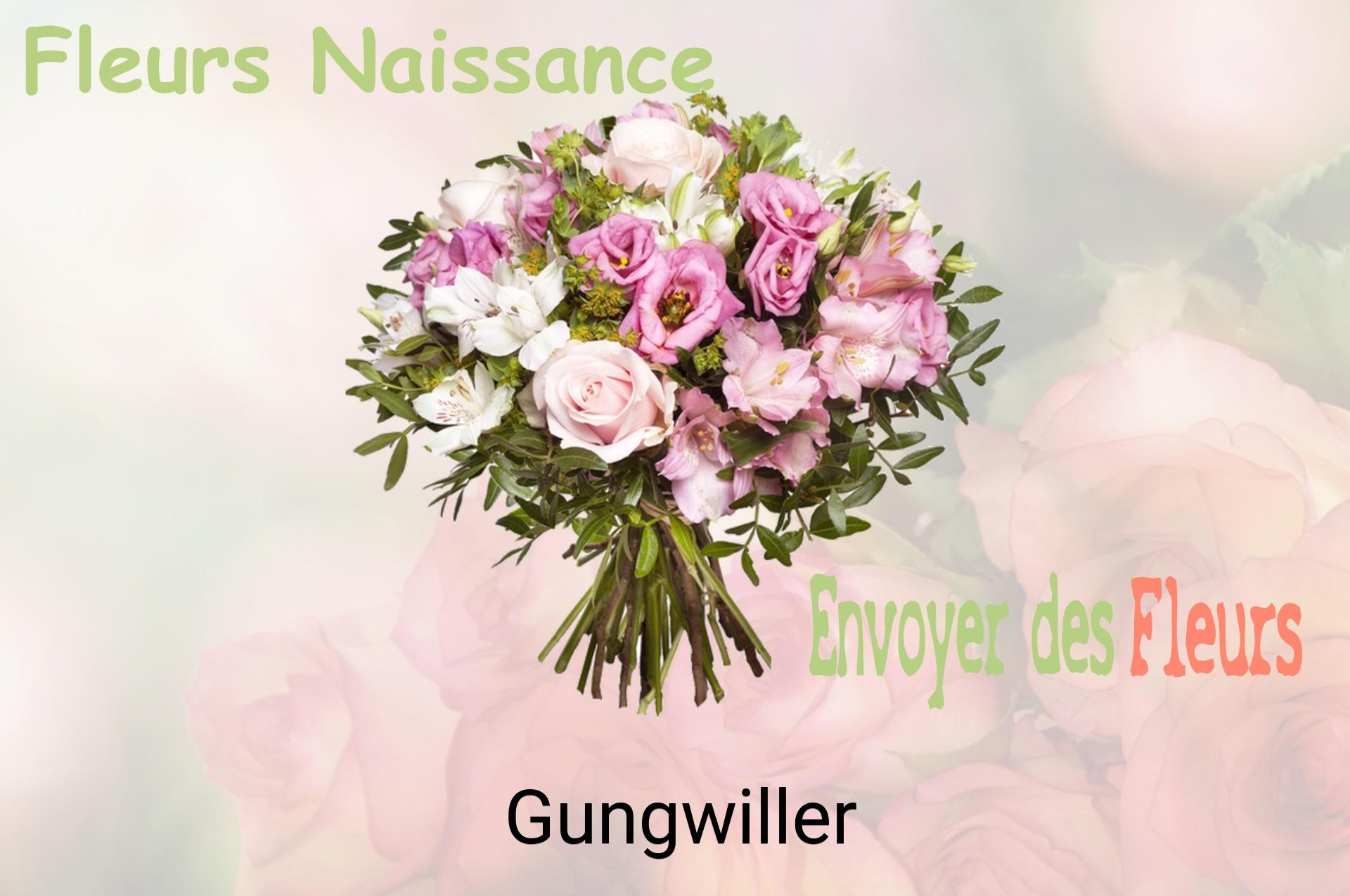 Bouquet de fleurs de naissance livré à Gungwiller